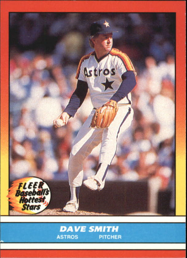 1988 Fleer Hottest Stars Baseball Cards        039      Dave Smith